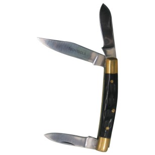 Buffalo Horn Handle Folding Knife